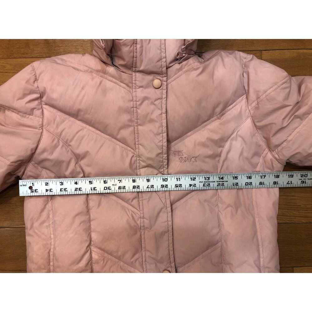 Inns Bruck Down Hooded Light Pink Puffer Jacket Size Small - Picture 3 of 8